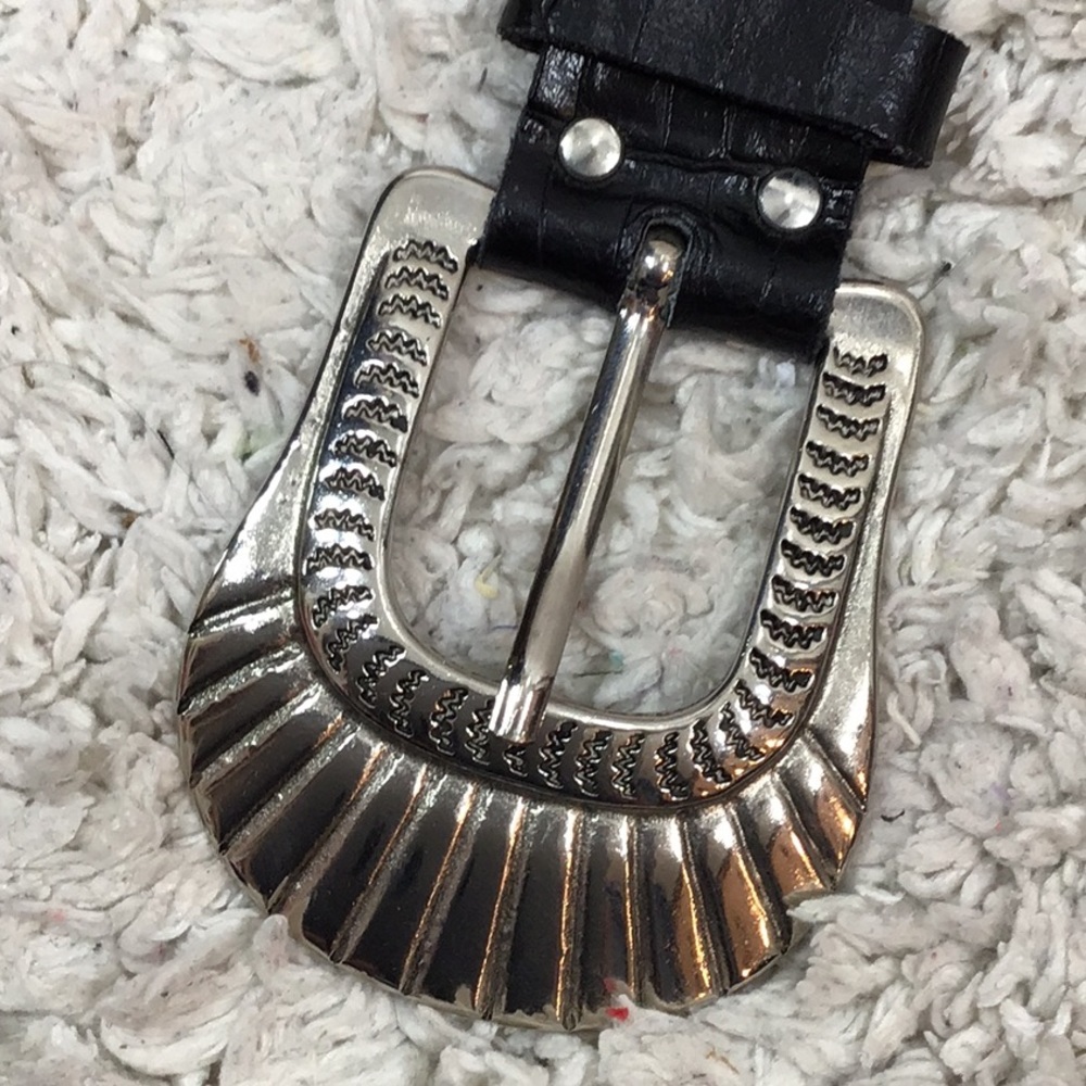 Furla leather and rhinestone western belt M - Picture 10 of 13